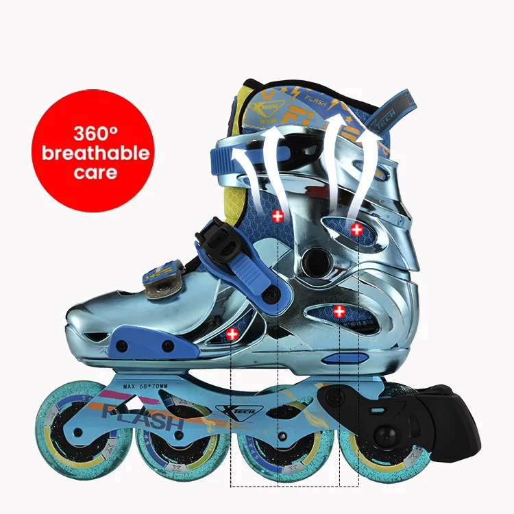 Wholesale Inline Skates Professional Slalom Freestyle Inline Speed Aggressive Roller Skating Shoes for Adults
