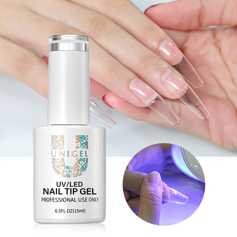 Прозрачные накладные ногти клей для наращивания ногтей без пожелтения 15 мл частная этикетка