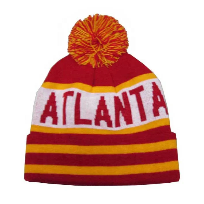 Hat Atlanta Pom Pom Cheap Custom Winter Hats Knitted hat