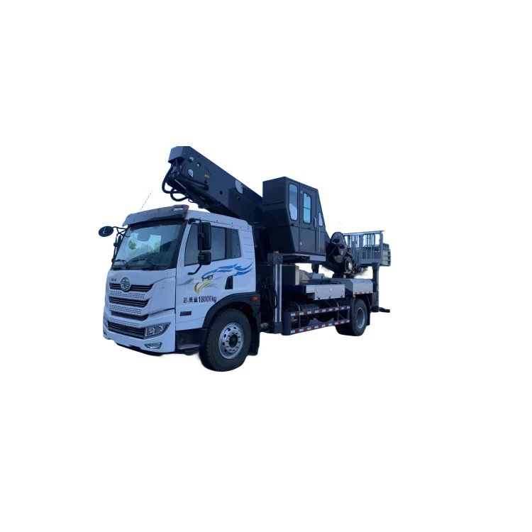 The hot-selling 38-meter Telescopic Boom Aerial Lift Truck that can work on high-altitude platforms