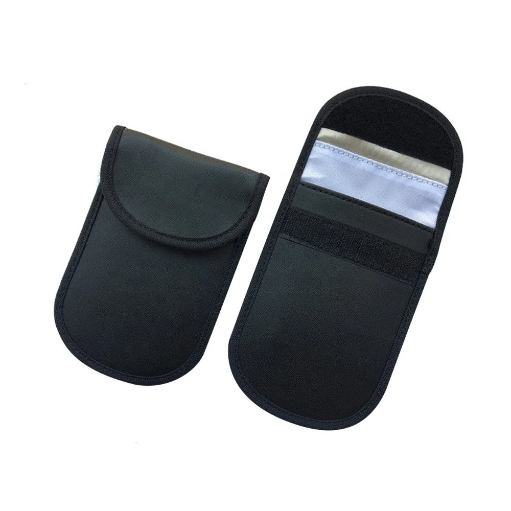 RFID Single Blocking Bag Shielding Pouch Wallet for Cell Phone Faraday Bag for Key Fob
