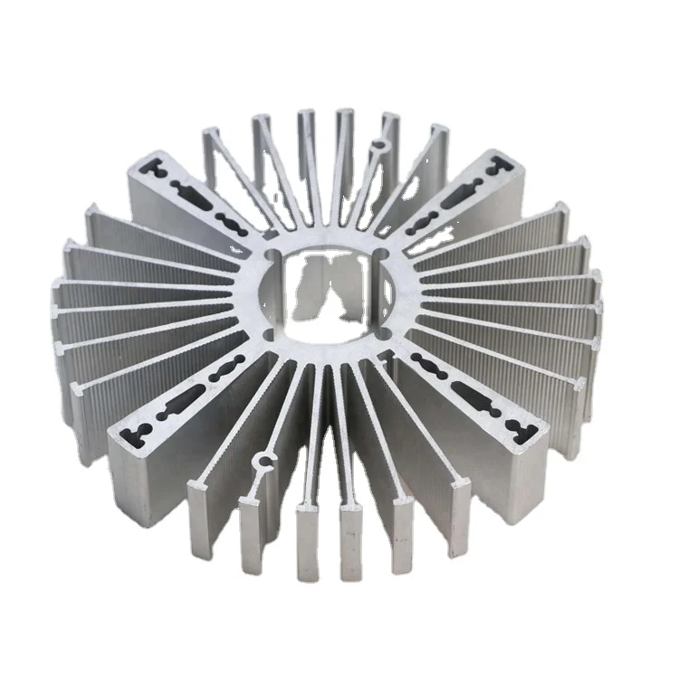 Aluminum heatsink extruded aluminum heatsink round aluminum heat sink
