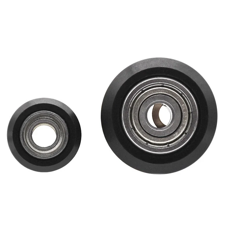 Bearing POM Pulley Large Small Passive Idler Wheel V-wheel Engraving Machine - POM small wheel with bearing