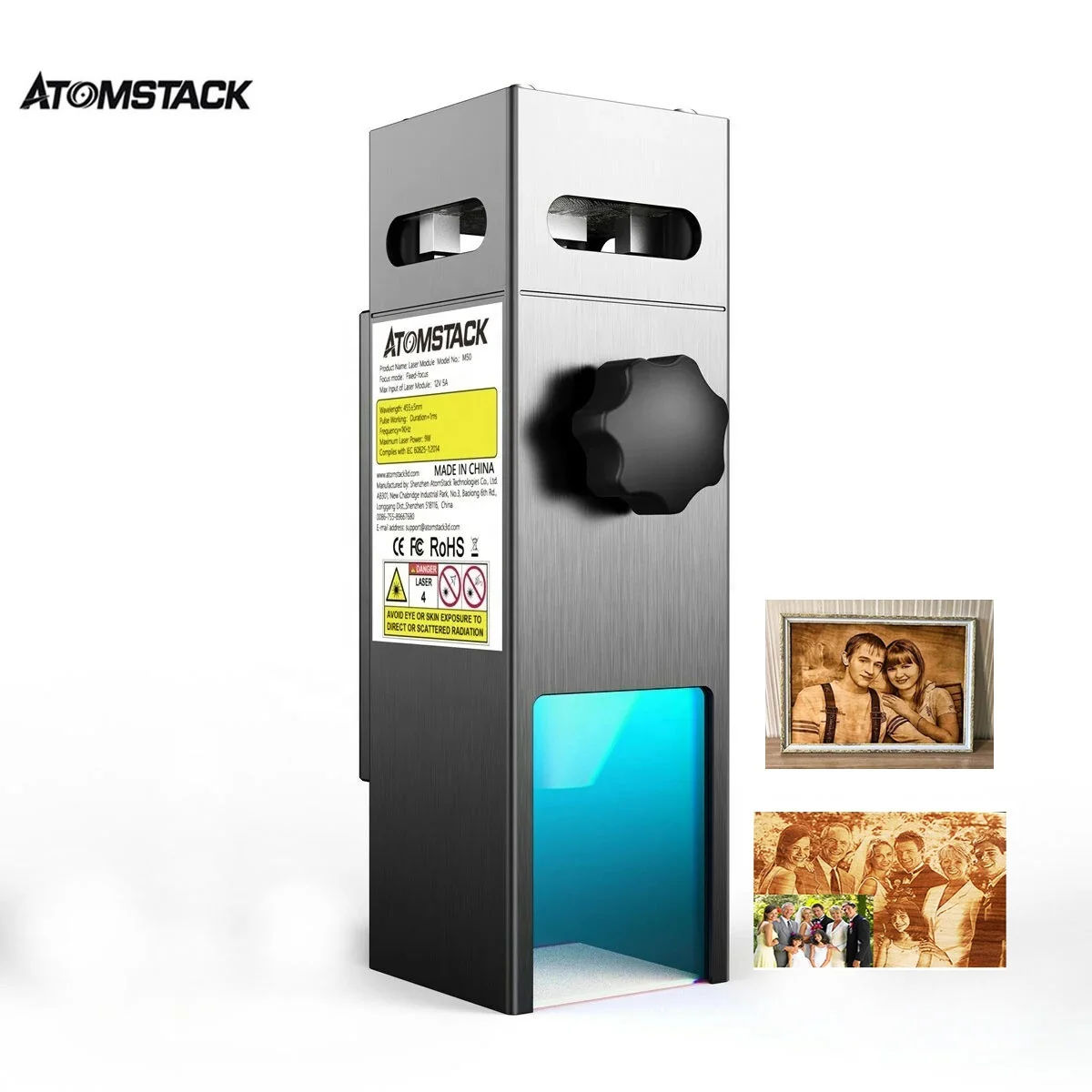 ATOMSTACK M50 50W CNC Auto-Focusing for Laser Cutting Machines Laser Head