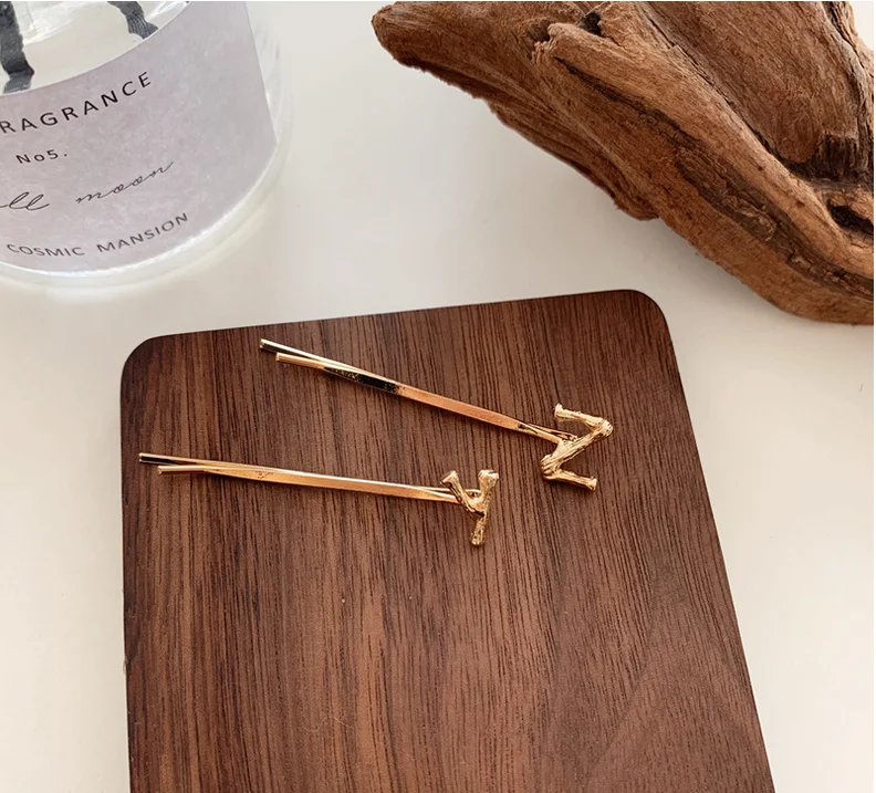  Лидер продаж модная универсальная заколка для волос с 26 английскими буквами женские аксессуары