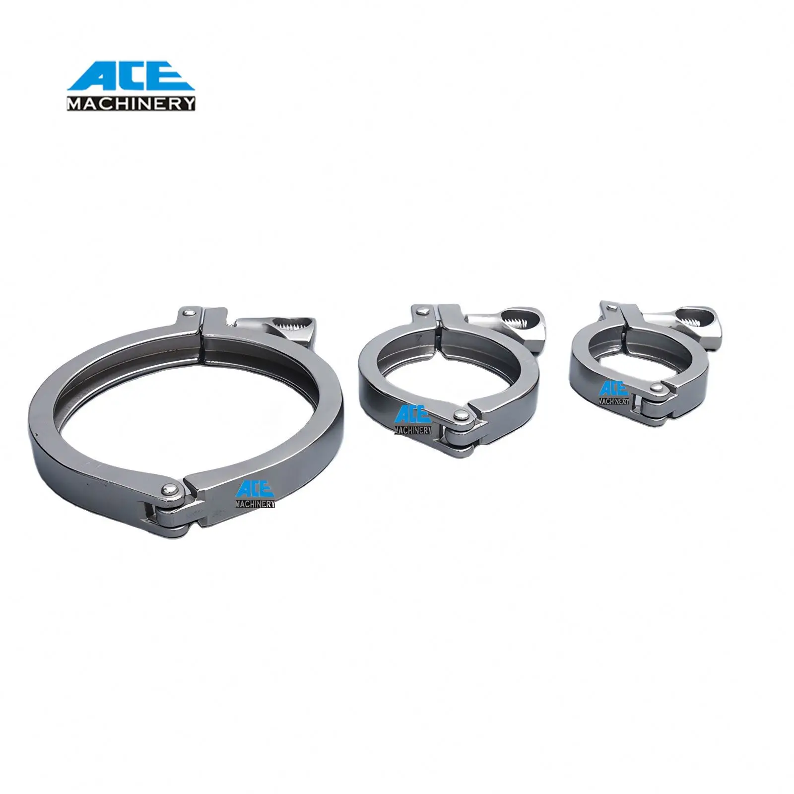 304 Stainless Steel Clamp Round Support Pipe/Hole Hanger Cabides De Tubos Casting Sanitary Holder Pipe Brackets
