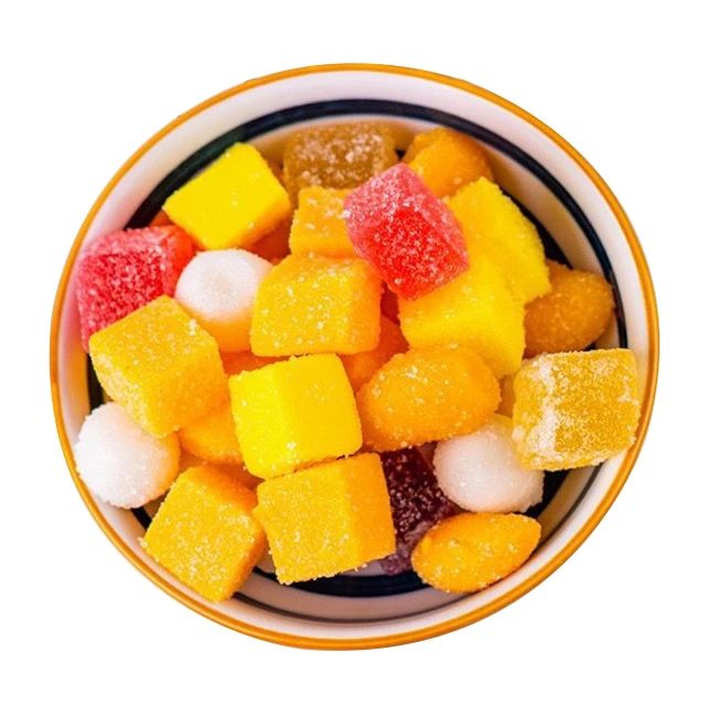 Hot Selling New Product Specialty Rich Mango Flavored Fizzy Soft Cube Candy And Sweets