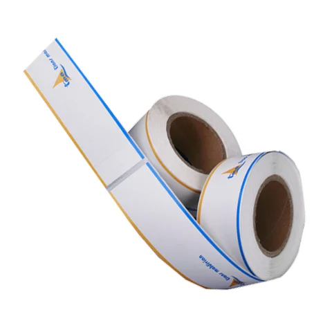 Sale made of thermal paper aviation baggage tag self adhesive luggage tags