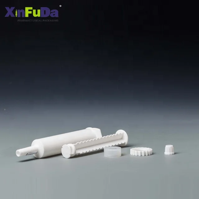 disposable empty plastic 30 ml doses control disposable injection syringe veterinary use paste gel animal dosing syringes