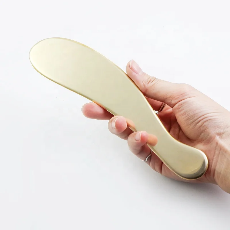 Guasha Board Acupuncture Massager Scraping Tools Beauty SPA Scraper Pure Copper Brass Gua Sha Board Body Massage Tool
