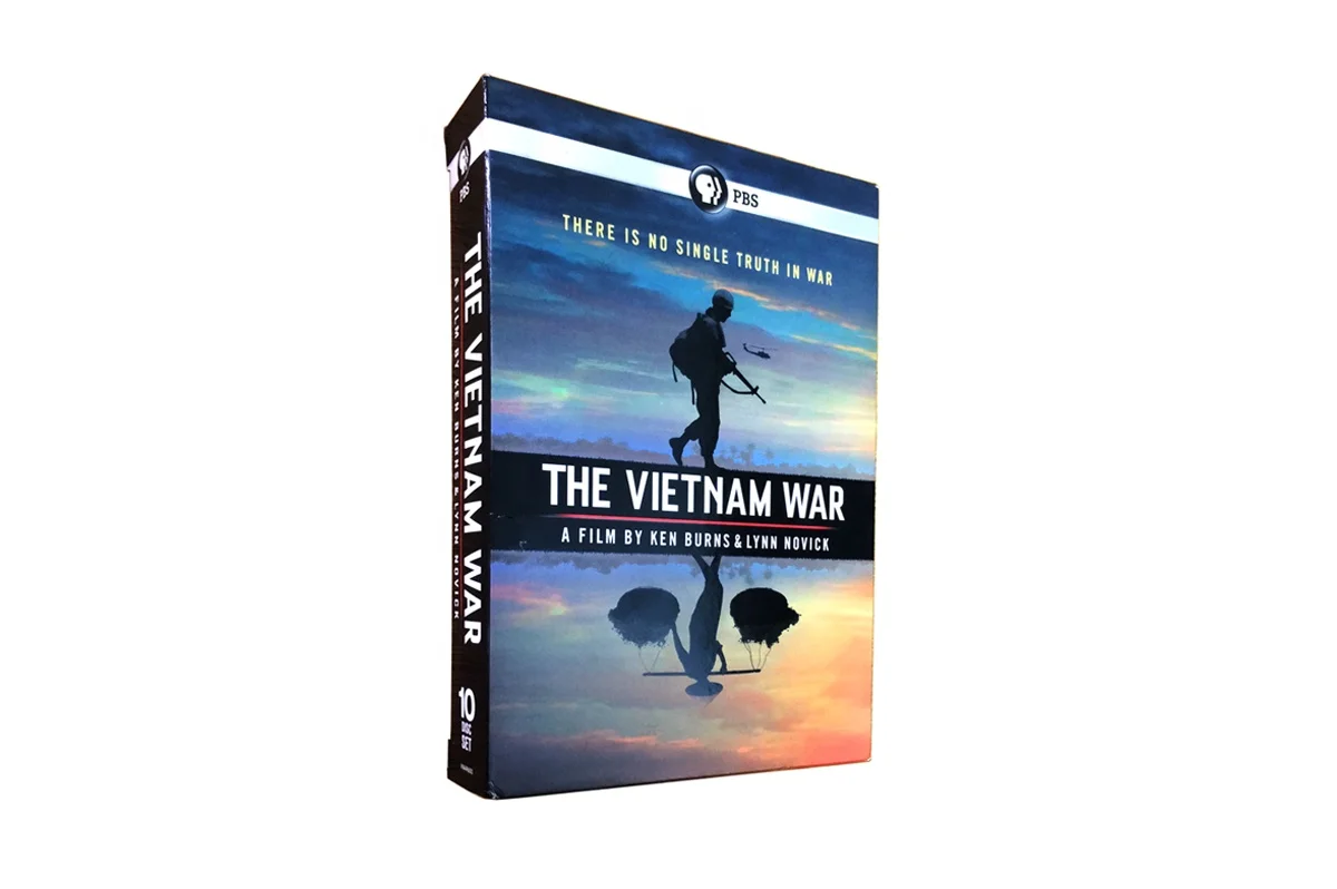 manufacturer DVD BOXED SETS MOVIES TV show Film Disk Duplication Printing factory free shipping seller the vietnam war 10dvd