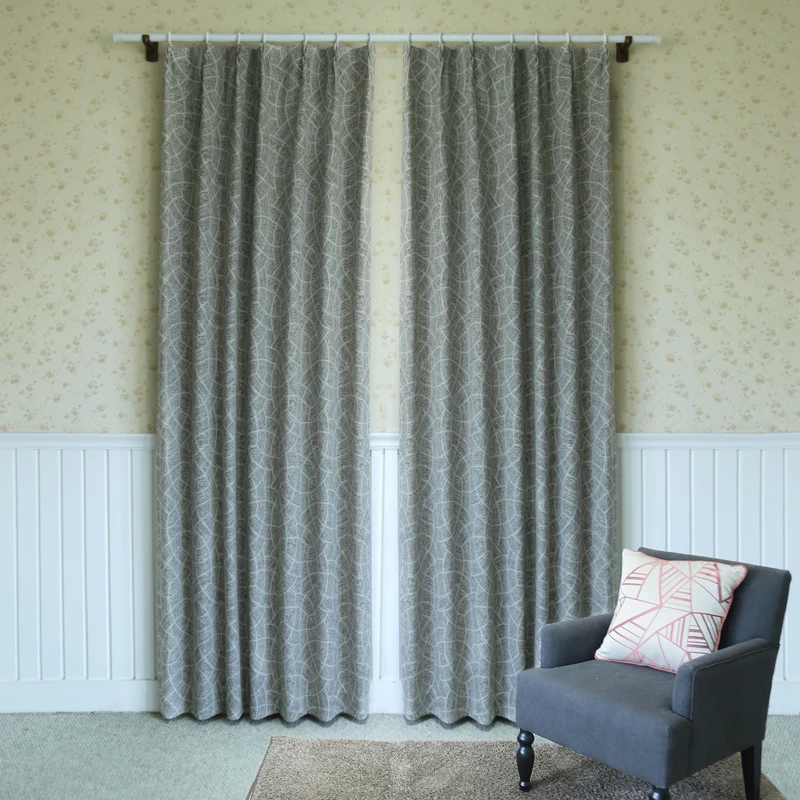 JYH высокое качество круглый узор мягкий Синель Жаккардовые Шторы