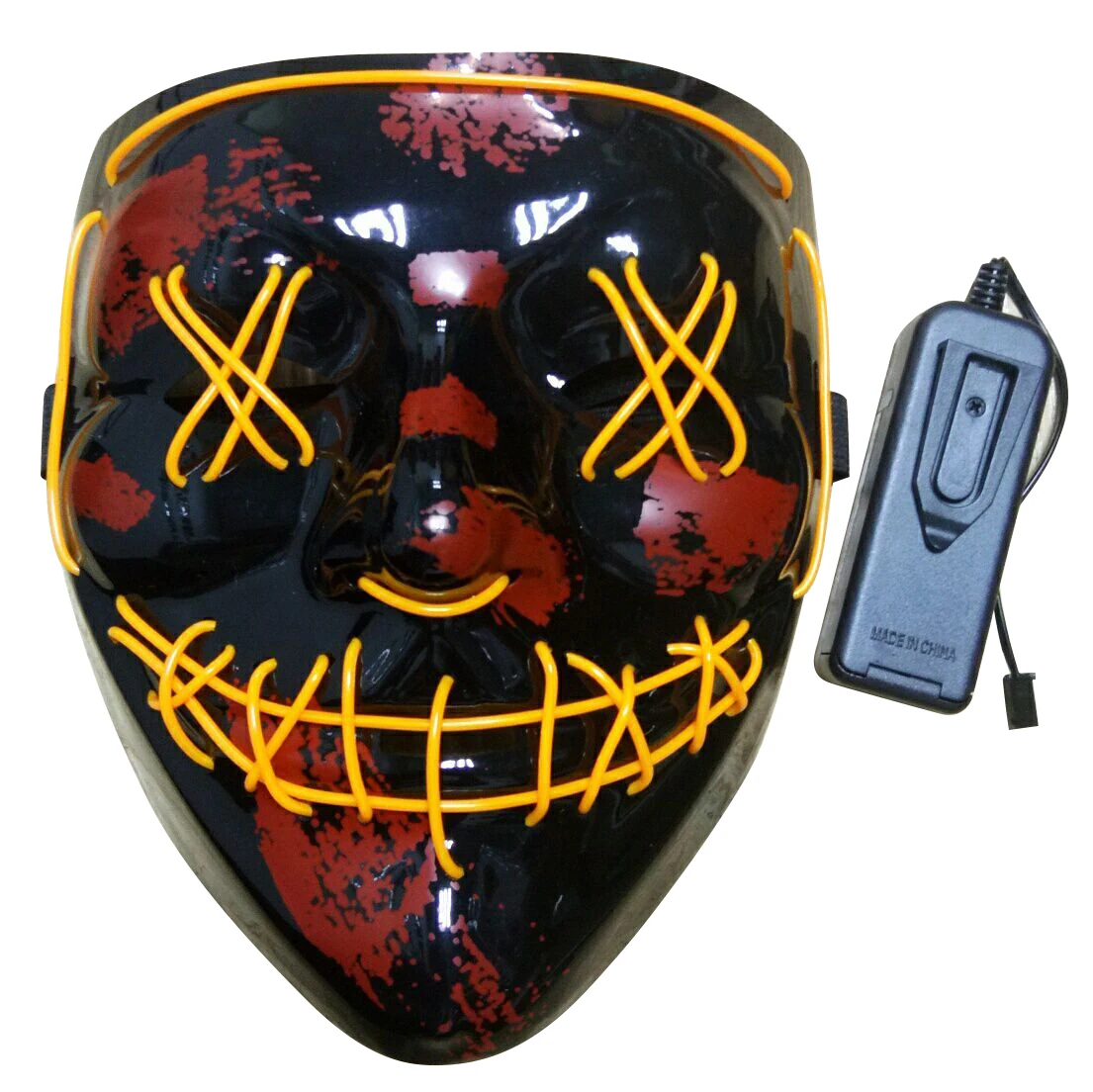 EL Wire  LED Masks 10 Colors Can Choose Christmas Halloween Available El Wire Masks
