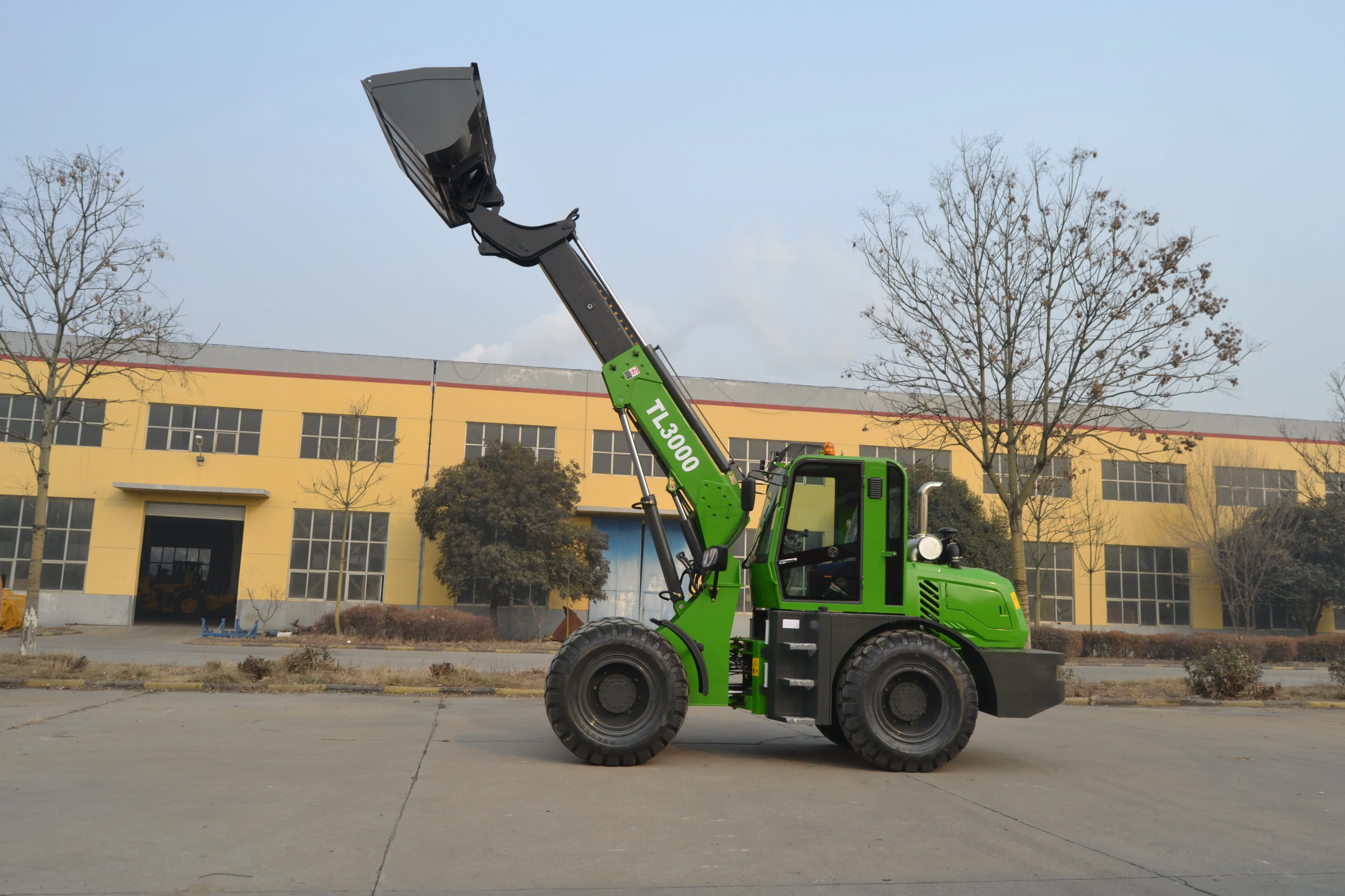 Top Supplier telescopic mini loader 1 1.5 2 ton 4x4 4x2 Fully hydraulic CE ISO certification mini telehandler telescopic loader