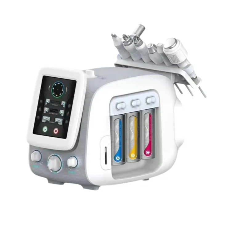 2021 New portable 6 in 1 Plasma small Hot Bubble Oxygen Jet hydra dermabrasion machine Beauty Facial multifunctional Machine