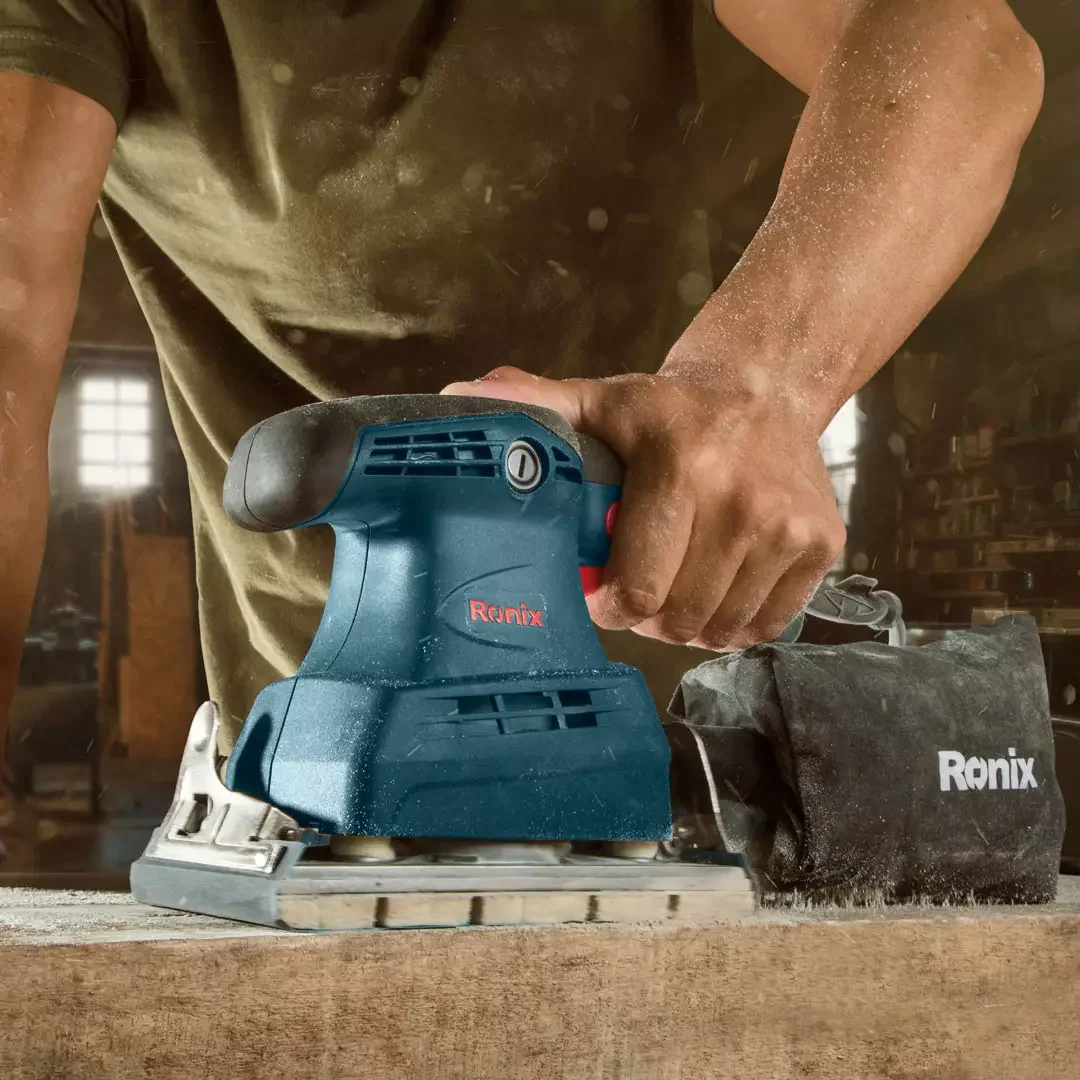 Ronix High Efficiency and Powerful Electric Sander 300W Over a Variety of Sanding Application