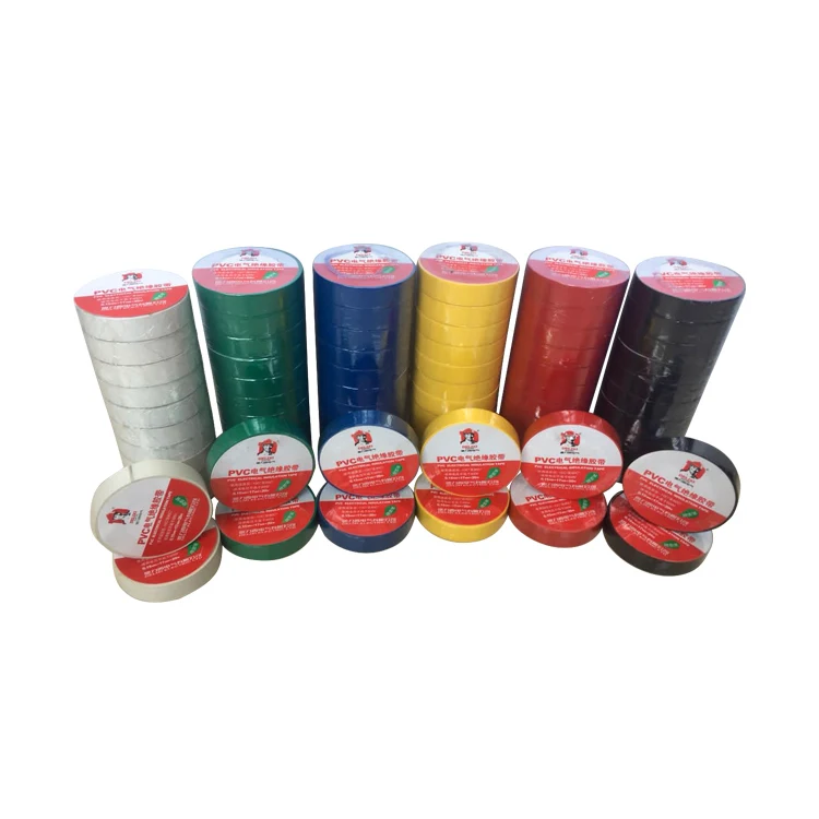 
Delixi Electric Brand High Mechanical Strength Soft And Flexible PVC Electric Tape Roll Manufacturer 