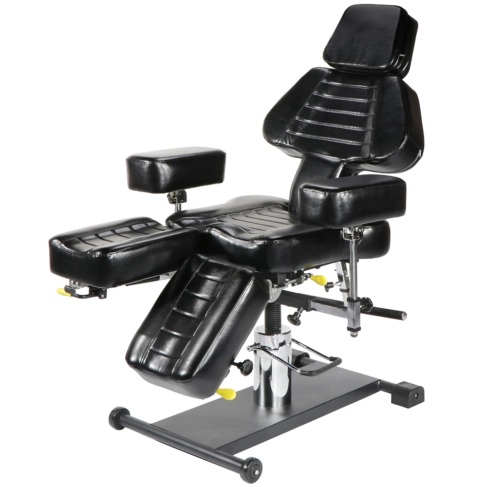 Adjustable accessories for various tattoo postures Professional hydraulic tattoo chair