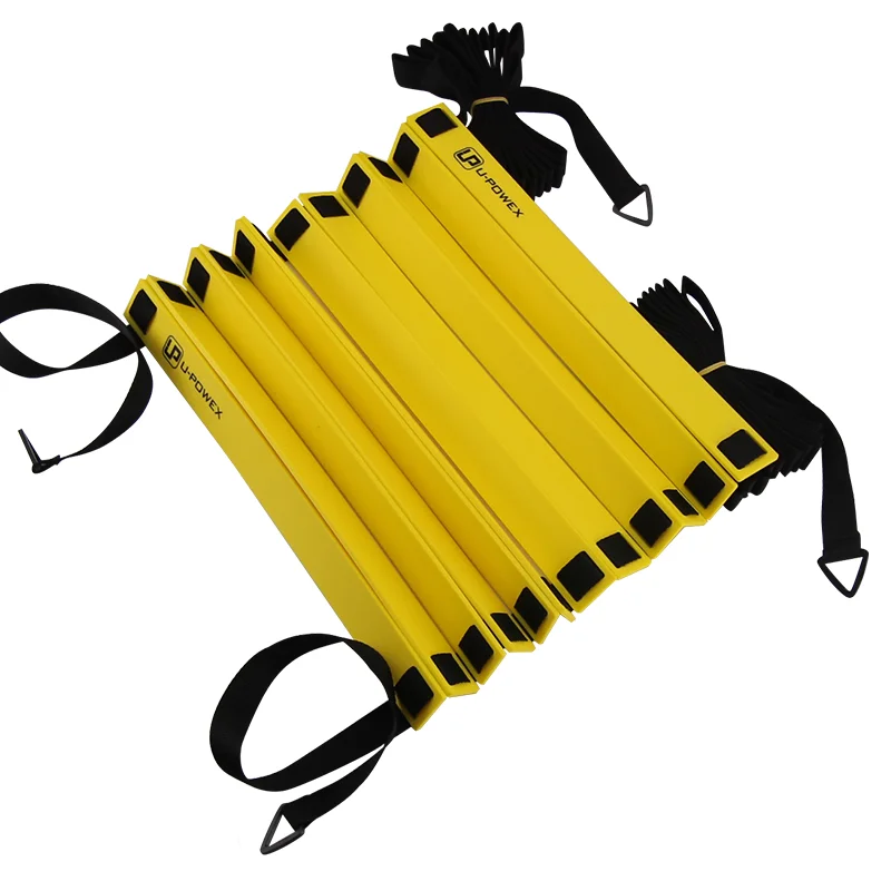 Custom Sports Equipment Adjustable Soccer Flat Fitness Exercise Speed Training Agility Ladder Set