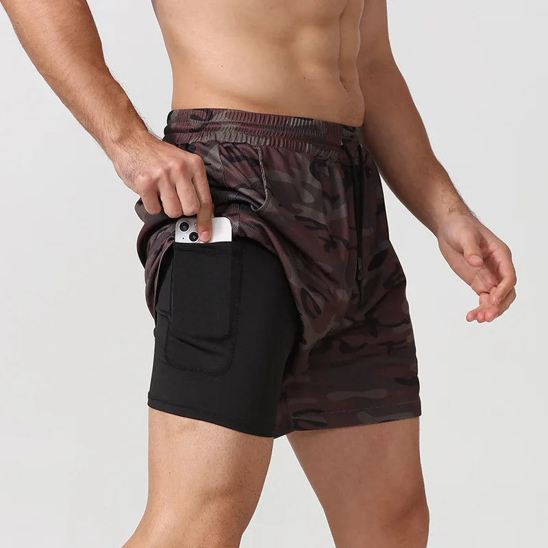 Short Mesh Breathable Basketball Shorts Fabric Custom Logo Drawstring Men Customized Casual Built in Gym Sport Summer Logo Knit