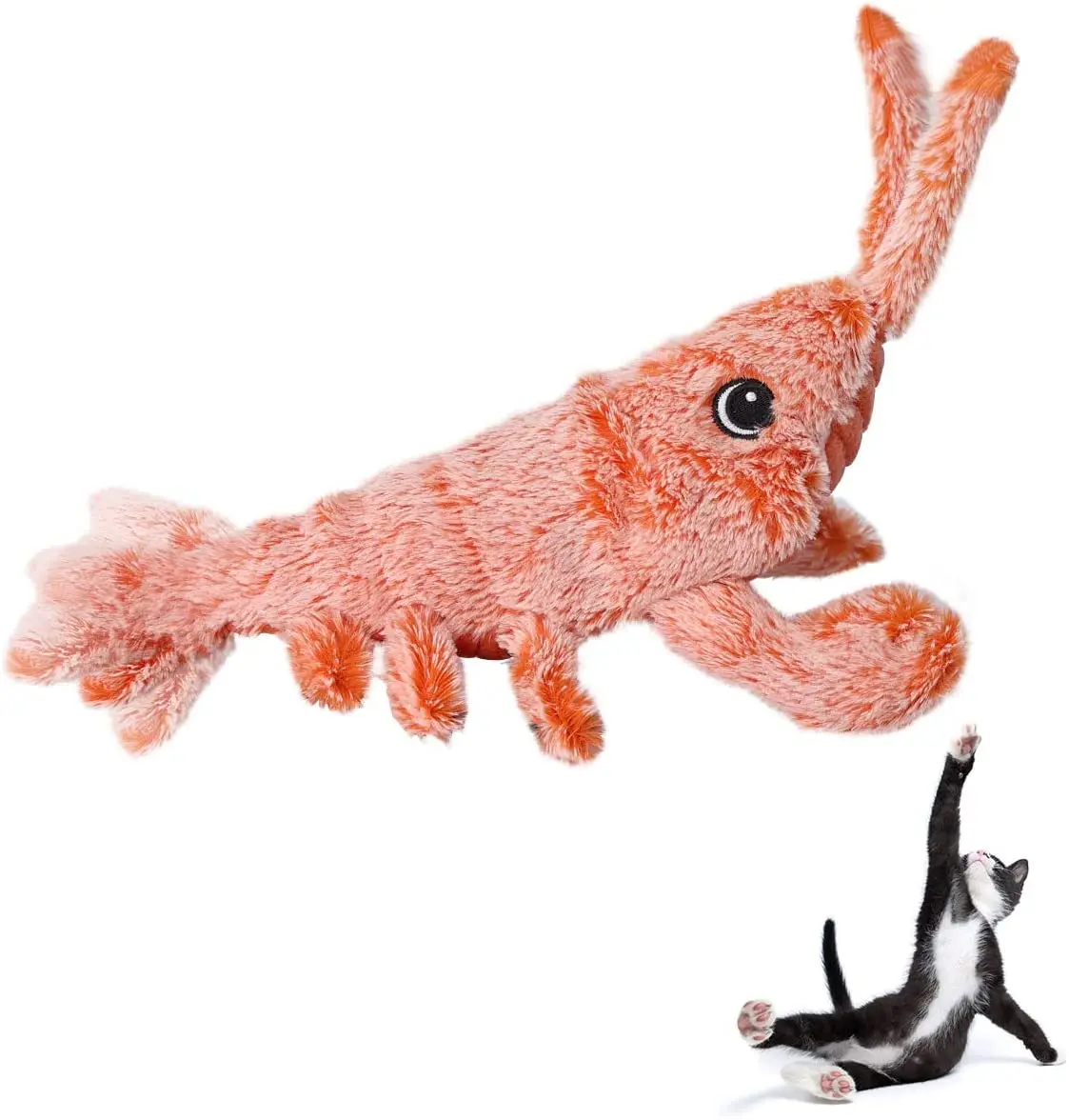 
Fish Cat Toy Flopping Fish Cat Toy Moving Fish Toy for Cats - Birthday Interactive Pets Chew Bite Supplies Catnip 