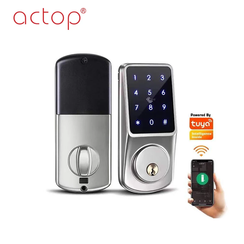 Boonlive Shenzhen Waterproof Wifi Ttlock App Smart Door Lock Reader Rfid Biometric Fingerprint Door Access Control System