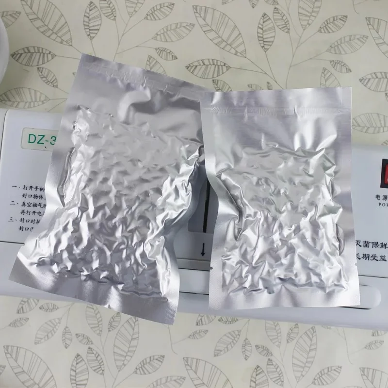 Custom Printed 3 Side Seal Pouch Aluminum Foil Vacuum Food Plastic Packaging Bags In Stock