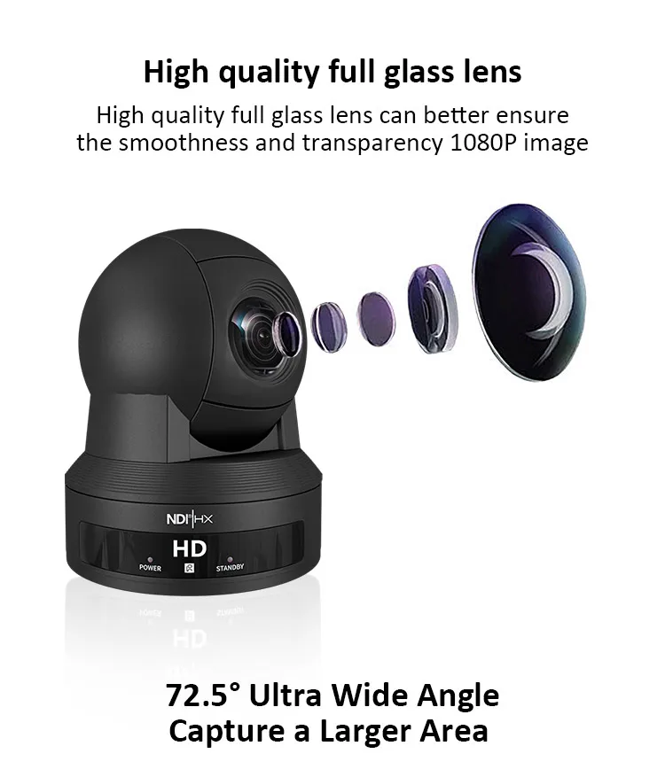  2021 HD 4k IP & SDI NDI Web PTZ Video Conference Room Camera for Live Streaming Telemedicine ptz video conference