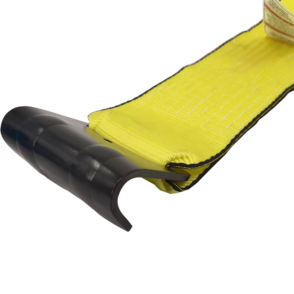 Custom Logo 4 inch 5400lbs Truck Cargo Transport Boat Trailer Strap Winch Strap with Flat Hook