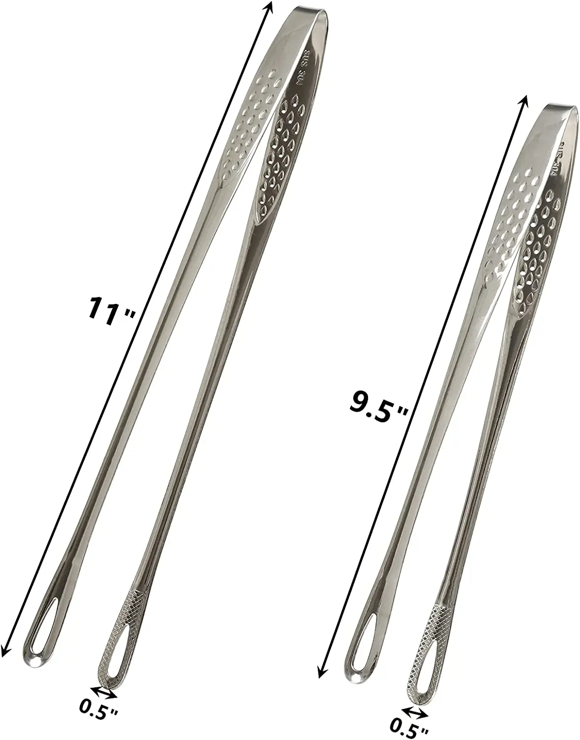 Korean roast meat clip tools barbecue meat tongs 304 stainless steel food tong grill steak bread tongs