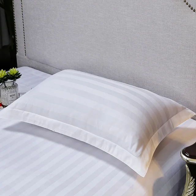 Hotel Hospital Bed Sheet  250TC 100% Combine Cotton Bed Linen Bedroom White Cotton Sheets