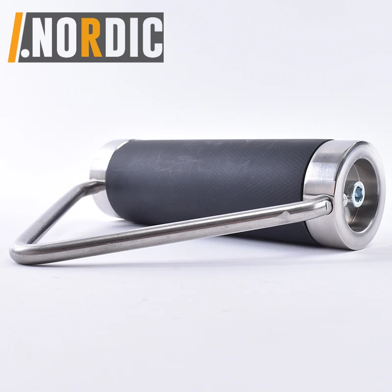 304 Stainless Steel Heavy Duty Metal Gym Handles Cable Machine Attachments Arm Wrestling Rotating Bar Handle