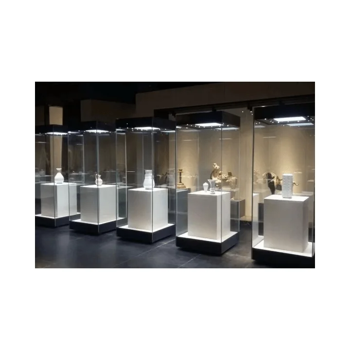 Hot-selling classic and practical museum cultural relics showcase window high-permeability glass museum art