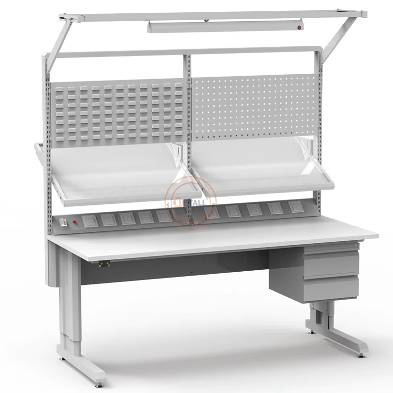 Detall Multifunction Technician Electric Adjustable Factory Workbench