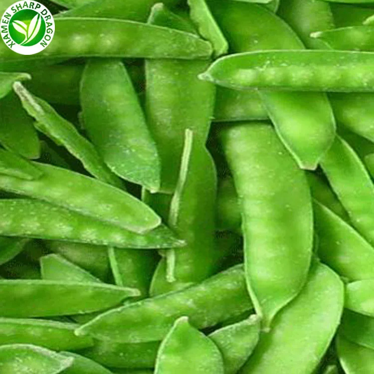 Wholesale green vegetables frozen snow peas iqf peapod