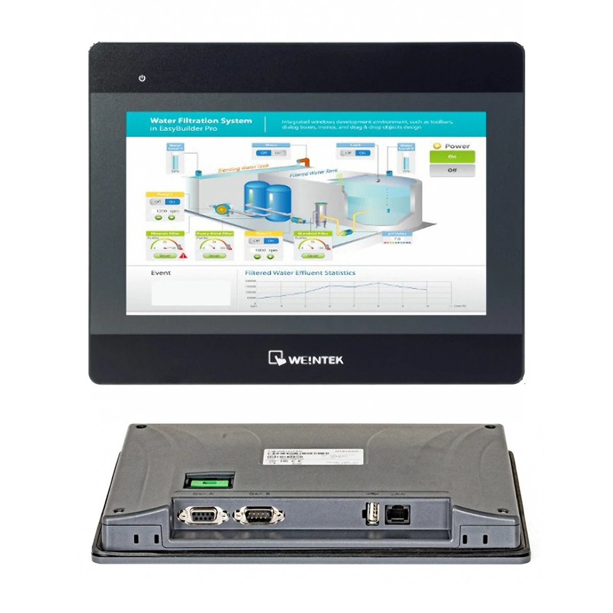 WEINVIEW MT8102iP HMI Touch Screen 10.1 inch 1024*600 USB Ethernet Human Machine Interface