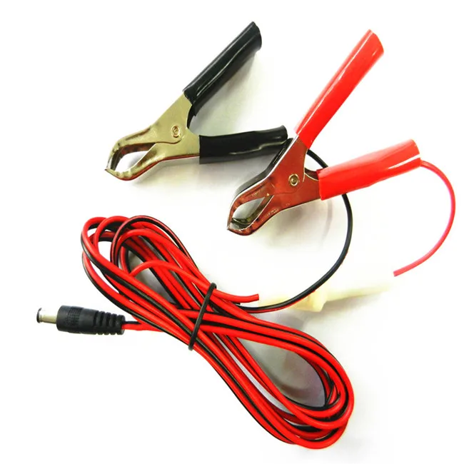 18AWG 12 вольт расширение батарея Dc задняя 10a плавленого Мужской панель силовой кабель с предохранителем зажимы авто разъем