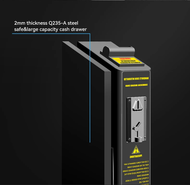mall vending commercial massage chair 5d business with credit card machine oem and coin operator bill acceptor app