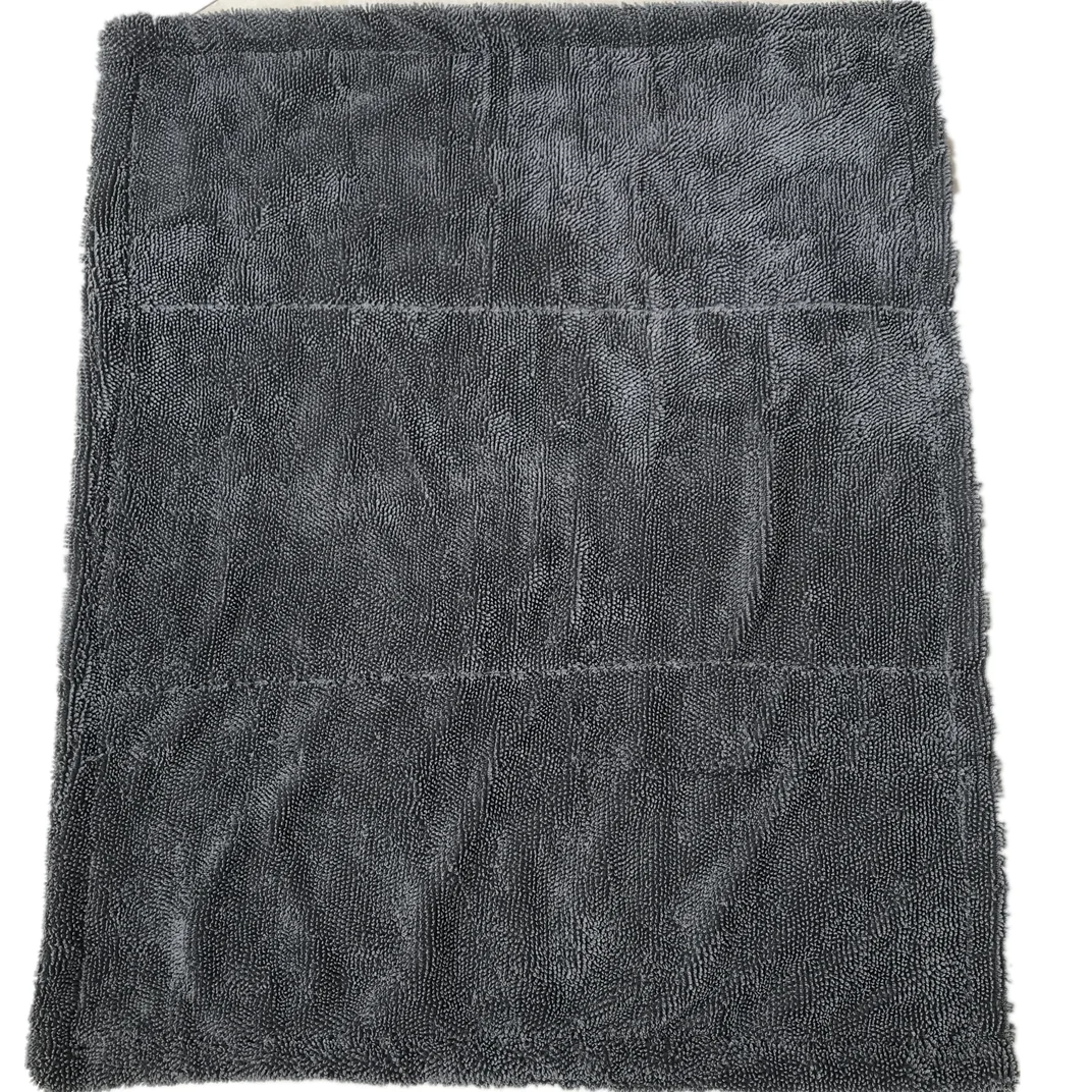 Super Absorbent Towel Thick Twist Pile Car Care Cleaning Cloth Single Side Twisted Loop car drying wash towel