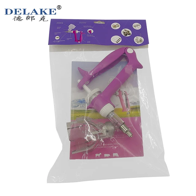 Автоматический Регулируемый непрерывный ветеринарный шприц для животных хорошего качества с бутылкой 1 мл/2 мл/5 мл/10 мл