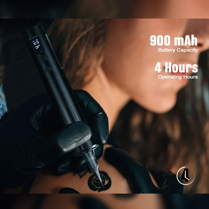 Oem Thunderlord power K6003 made by Biomaser 2 battery head permanent makeup body art wireless rotary tattoo gun