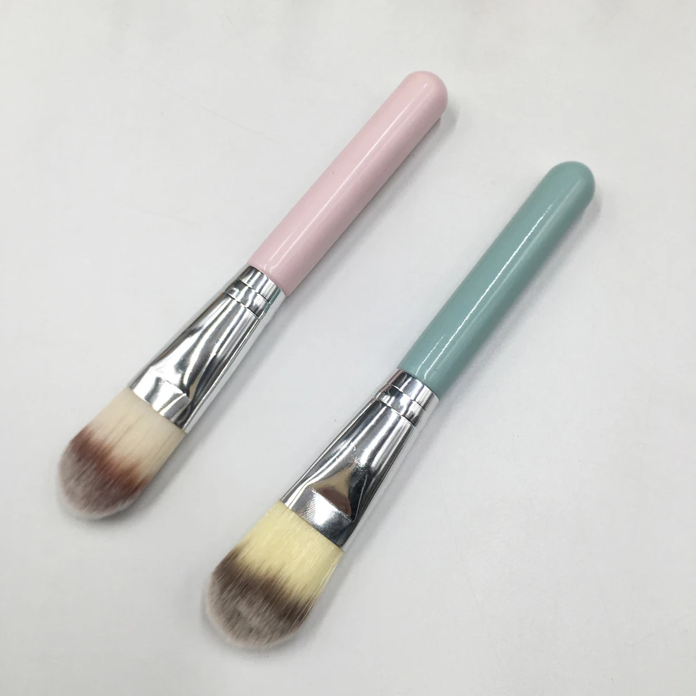 In Stock Wholesale Flat Foundation Brush High Quality Face Liquid Foundation Makeup Brushes