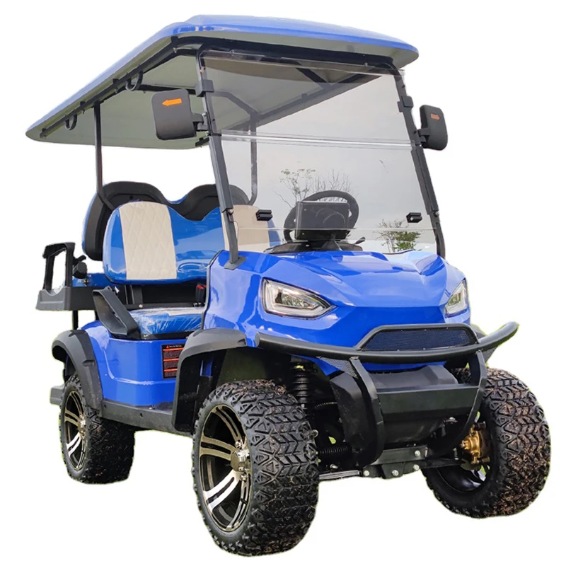 2023 New Chinese 72V 4KW 5KW 7KW AC motor 4 wheel 2+2 Seater Golf Carts Electric Golf Kart
