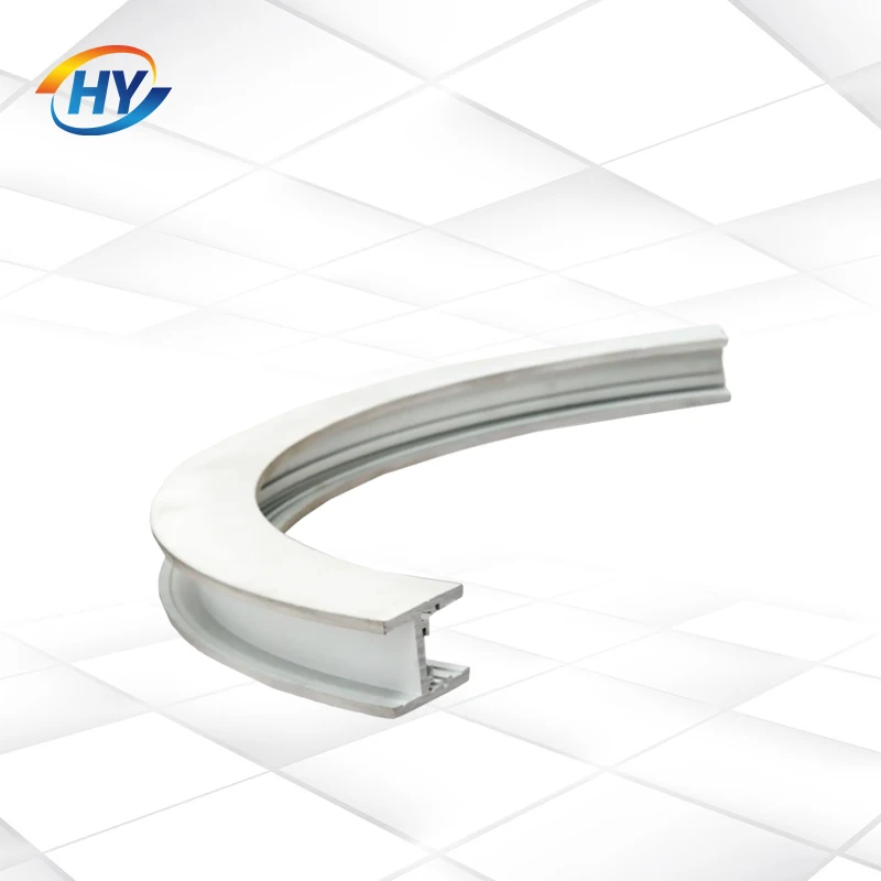 China Manufacturer Oem Service 6063 Aluminum Profile Bending Powder Coated Cnc Aluminum Profile Cutting Milling And Drilling