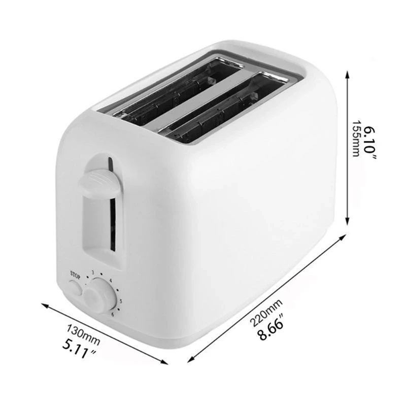 Toast oven 2 Slices toasters oven baking kitchen appliances breakfast bread sand maker fast safety