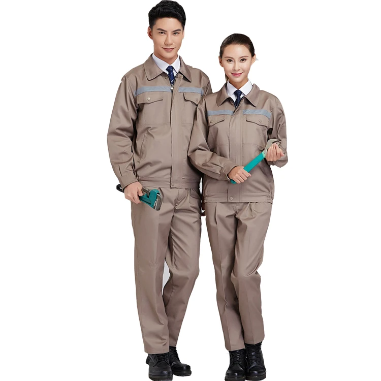 Workwear Men Women Long Sleeve Workmen Uniform Car His Vis Workshop Working Suit Mechanical Repairmen Overalls