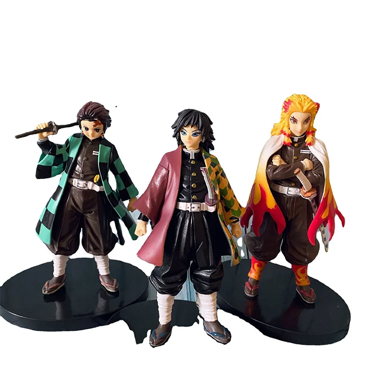 15 Styles Custom Action Figure Demon Slayer  Kimetsu No Yaiba Kamado Tanjirou Kamado Nezuko Cartoon Model Toy Anime Pvc Figure