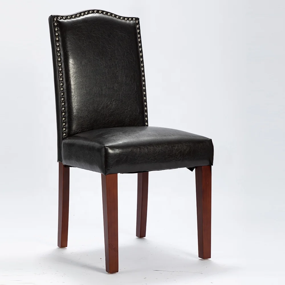 Современный черный обеденный стул с высокой спинкой в нордическом стиле с индивидуальным логотипом для ресторана, отеля