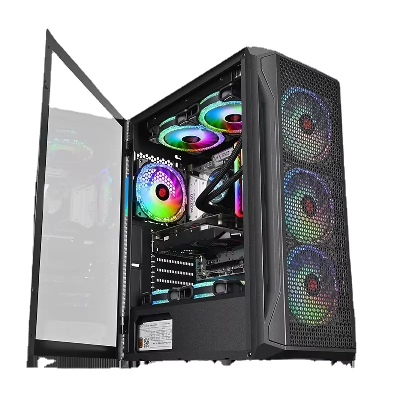 ZeroMaster Black M-ATX & ATX Tower Case Full-size Gaming Computer Cabinet with Excellent Shell for Gaming Enthusiasts