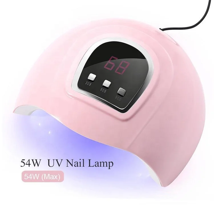 Led Nail curing Lamp 54W Nail Beauty Personal Care art Nail Gel Dryer Polish Light 18 LED 3 Timer setting led Dryer light